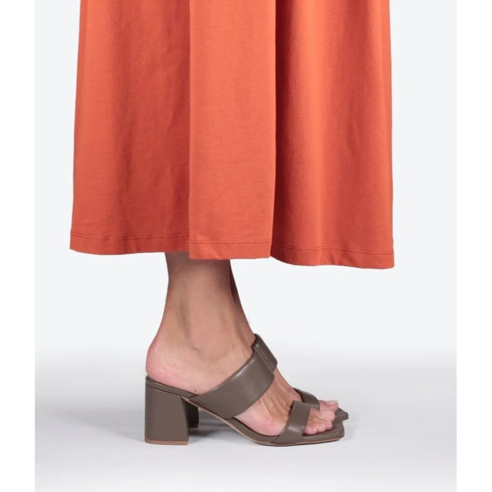 🆕 PEDRO GARCIA Isela Slide Block Heel Sandals Shoes 10.5
